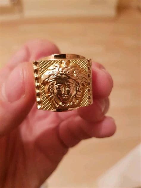 are versace rings real gold